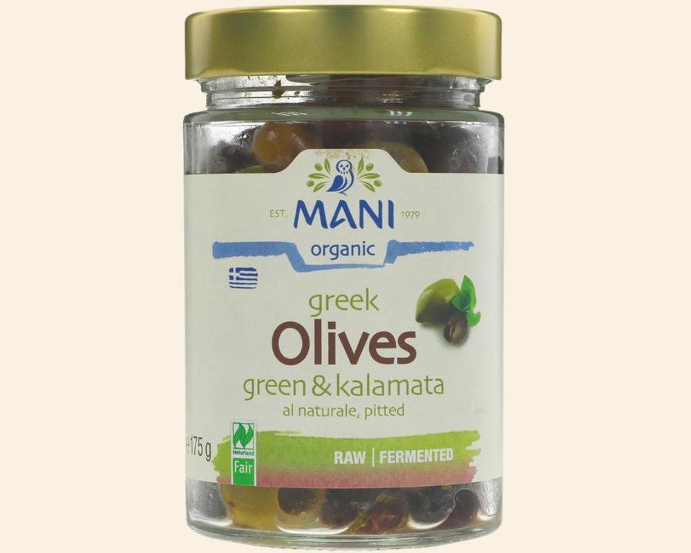 Mani Pitted Kalamata & Green Olives