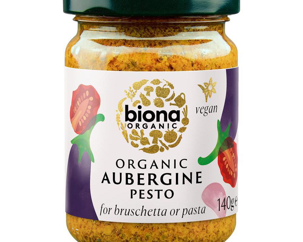 Biona Aubergine Pesto Organic 140g