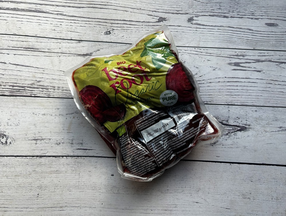 Beetroot vacuum packed