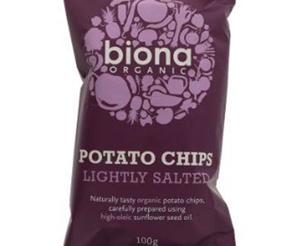 Organic Potato Chips - Lightly Salted - 100G