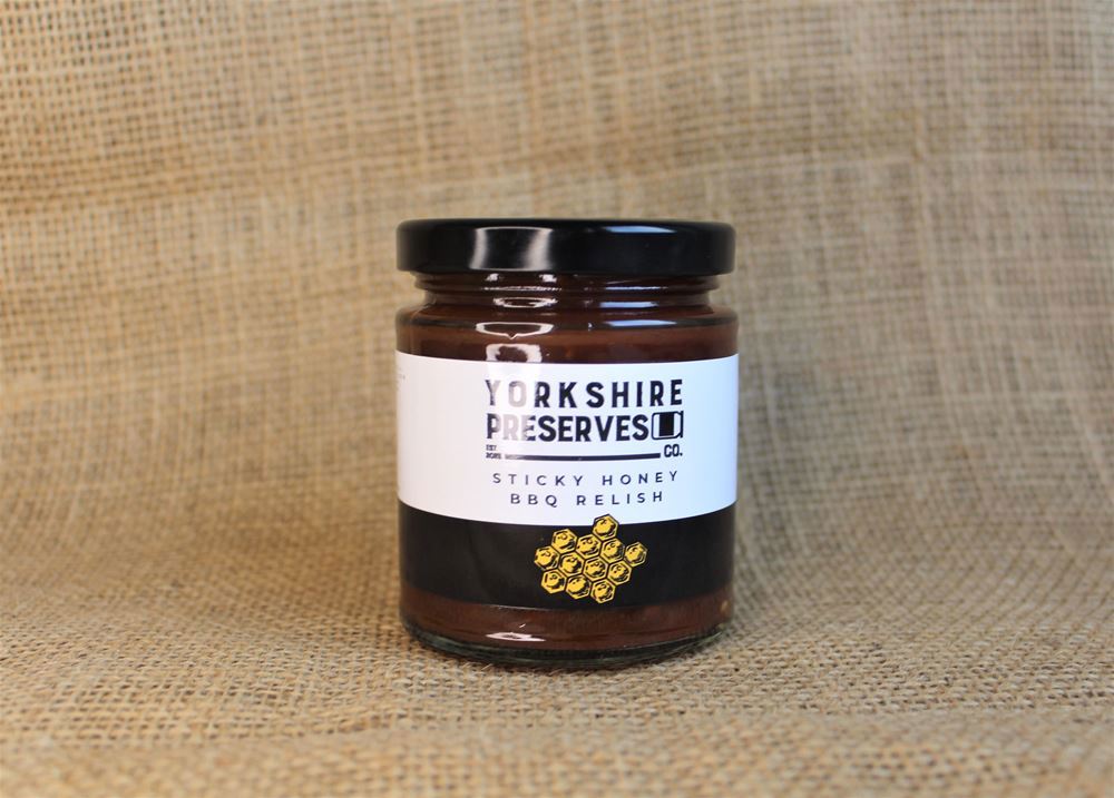 Yorkshire Preserves Sticky Honey BBQ Relish 225g