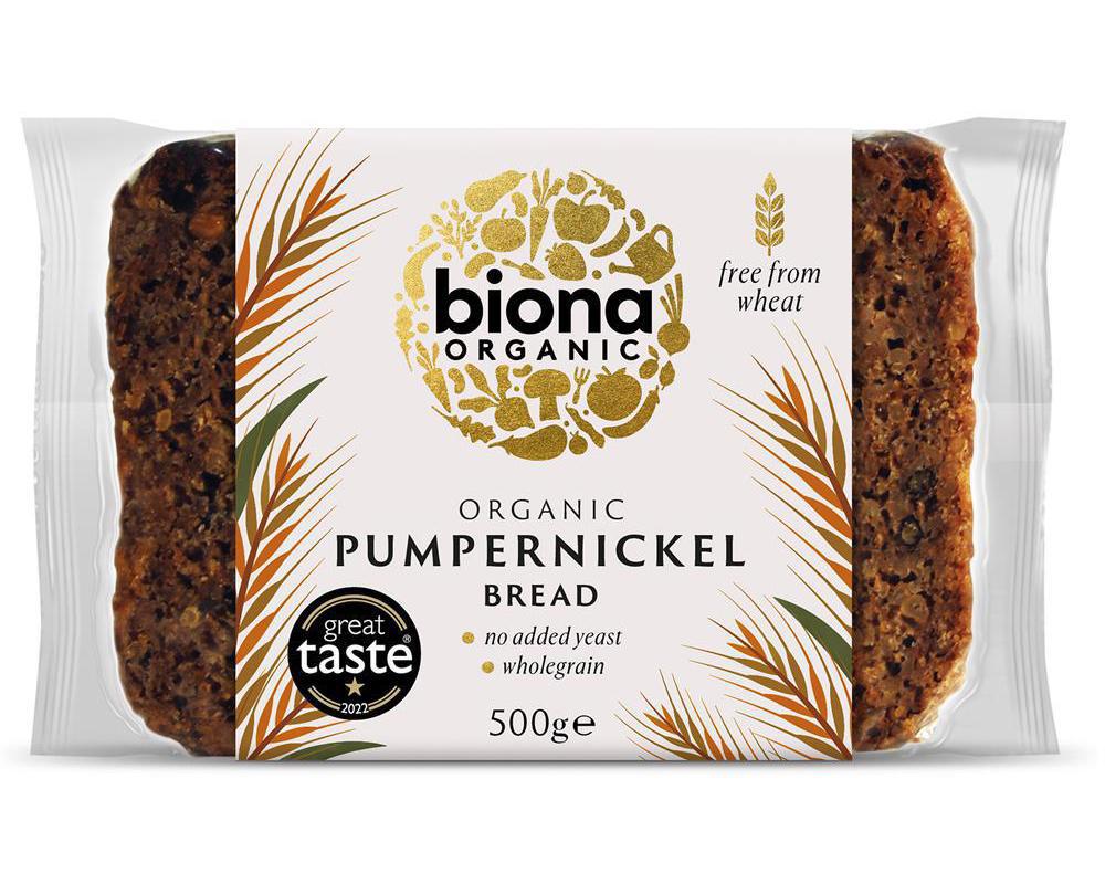 Organic Pumpernickel Bread 500g