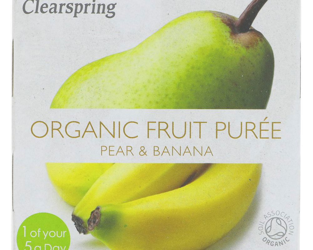 Clearspring Organic Fruit Puree Pear & Banana
