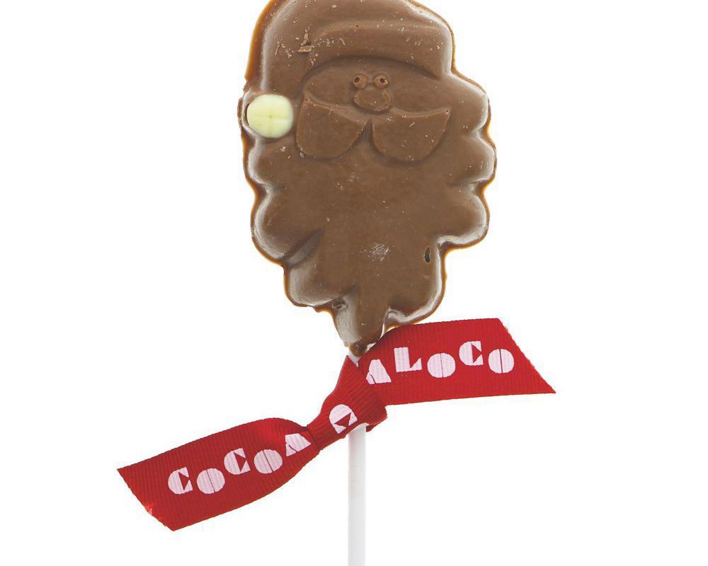 Milk Chocolate Santa Lollipop