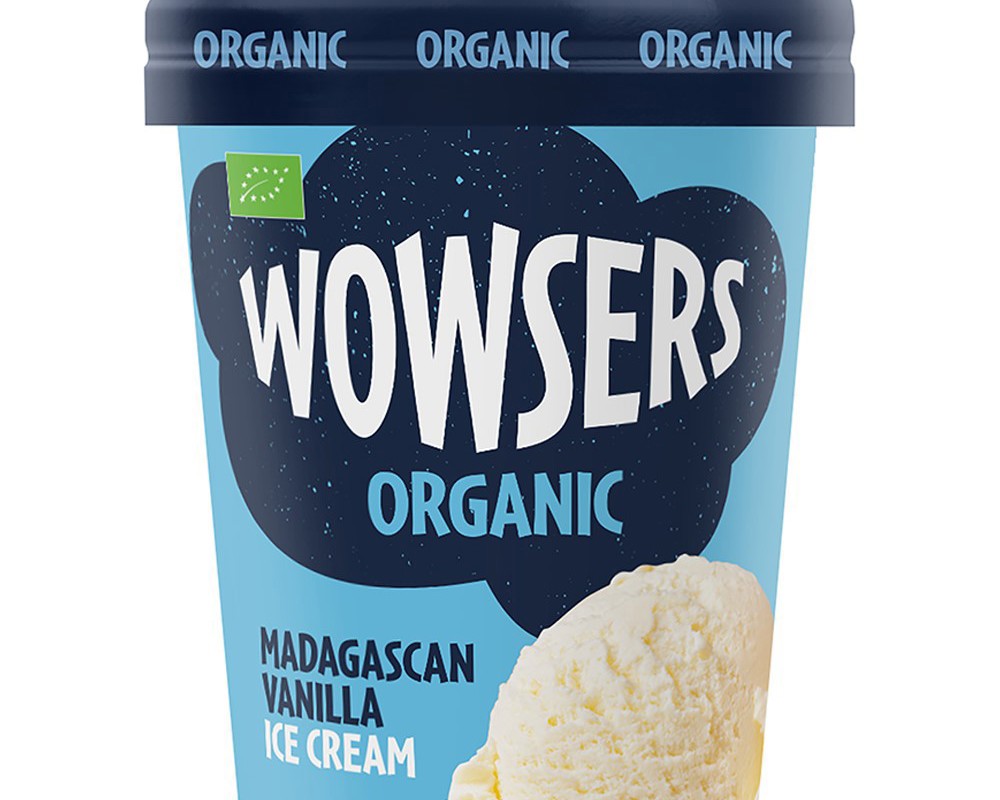 Organic Madagascan Vanilla Ice Cream Tub 460ml