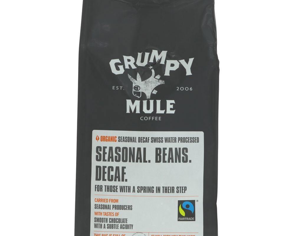 Grumpy Mule Decaf Cof Beans Og