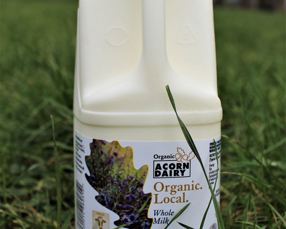 Acorn Organic Whole Milk, 1L
