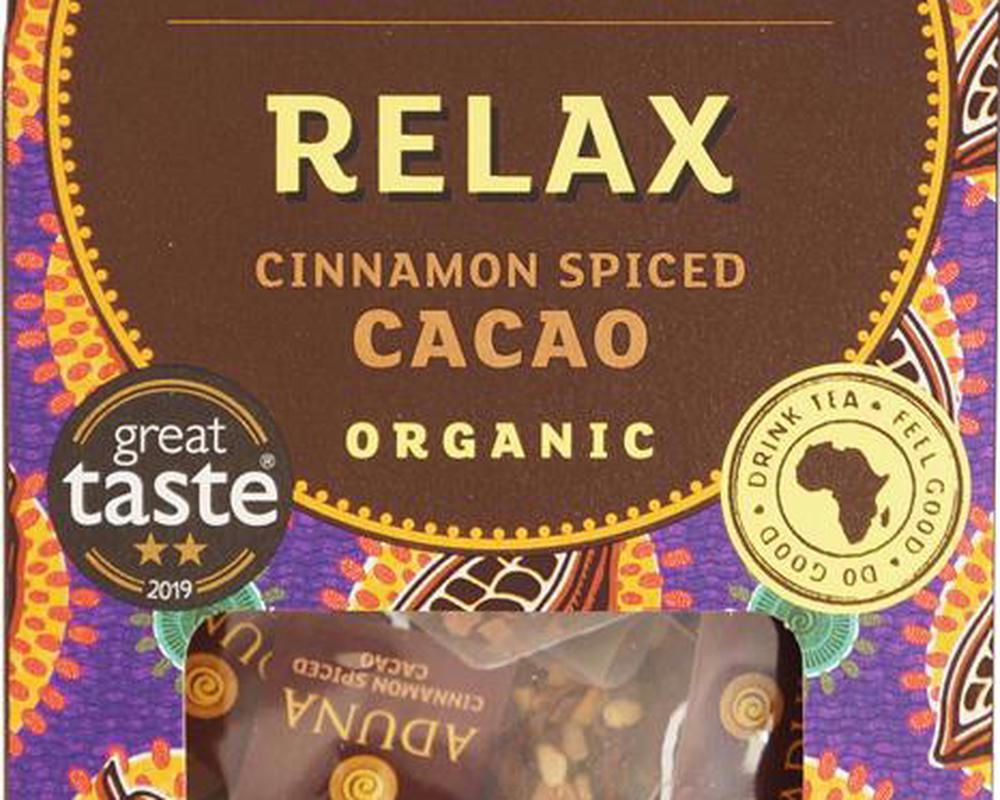 Aduna Organic Relax Super-Tea - Cinnamon Spiced Cacao (15 Pyramids)