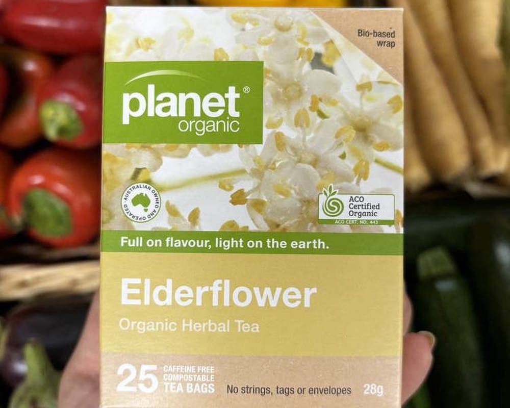 Planet Organic Tea 25 Bags Elderflower