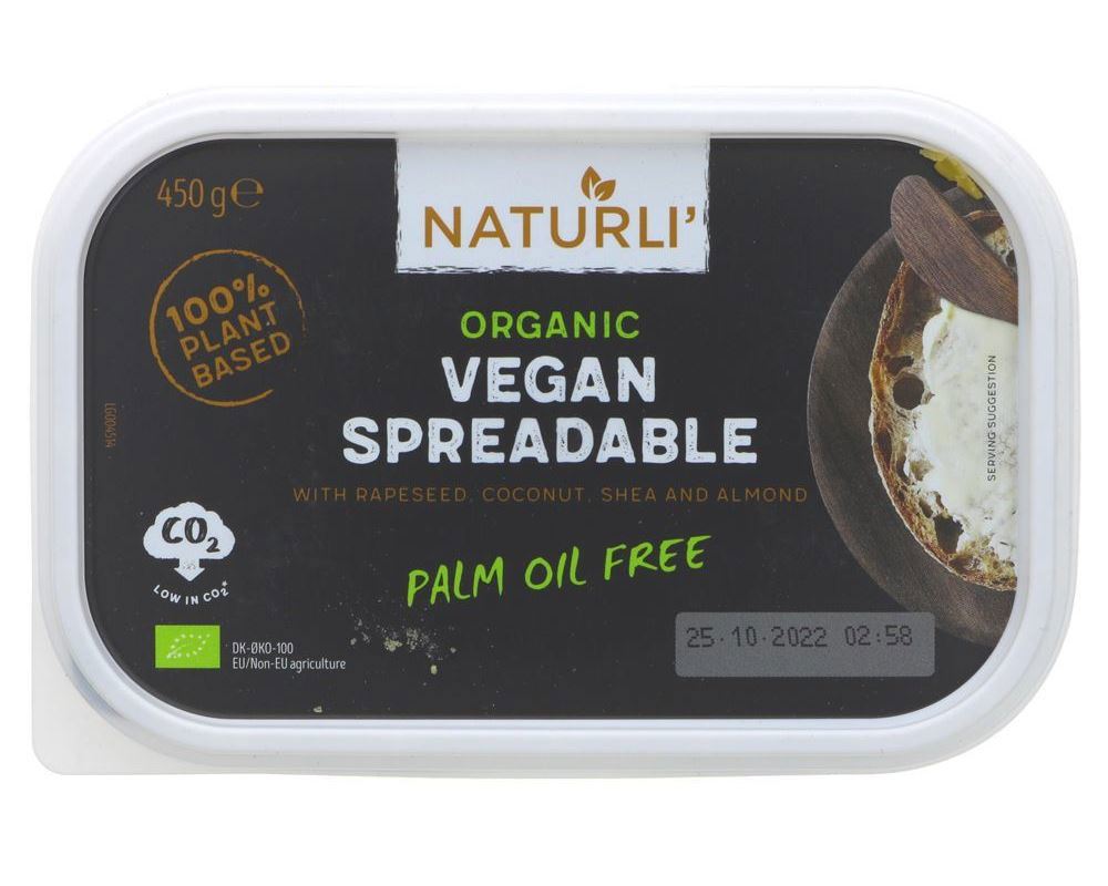 (Naturli) Butter - Vegan, Spreadable 450g