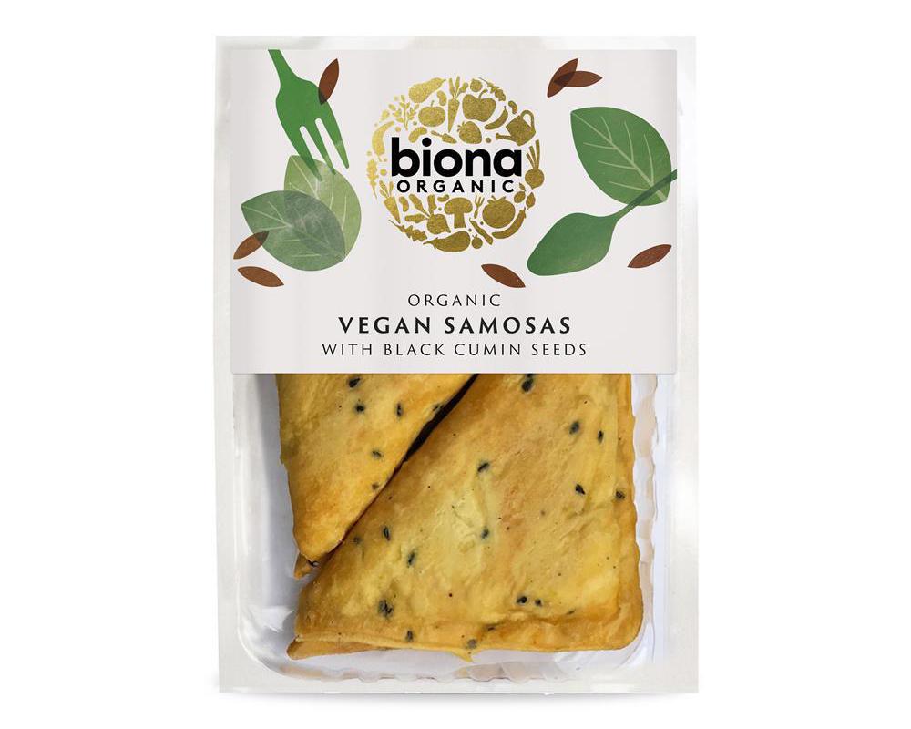 Organic Vegan Samosas with Black Cumin Seeds 230g