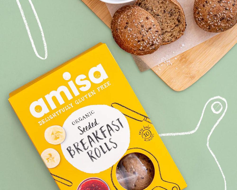 Amisa Seeded Breakfast Rolls Gluten Free