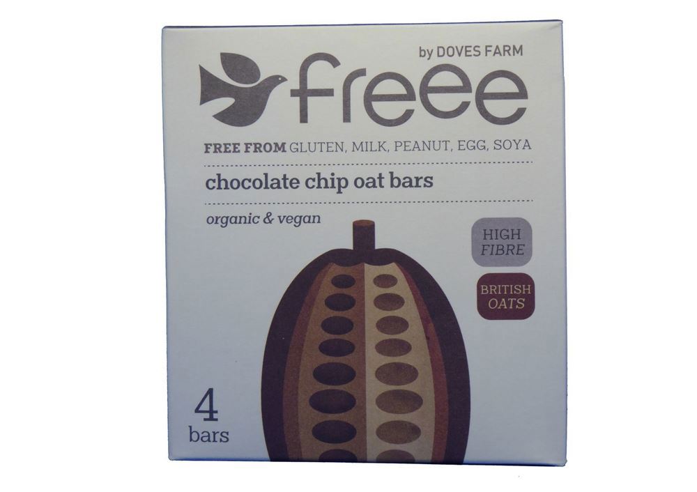 Doves Farm Organic Chocolate Chip Flapjack (4 x 35g)