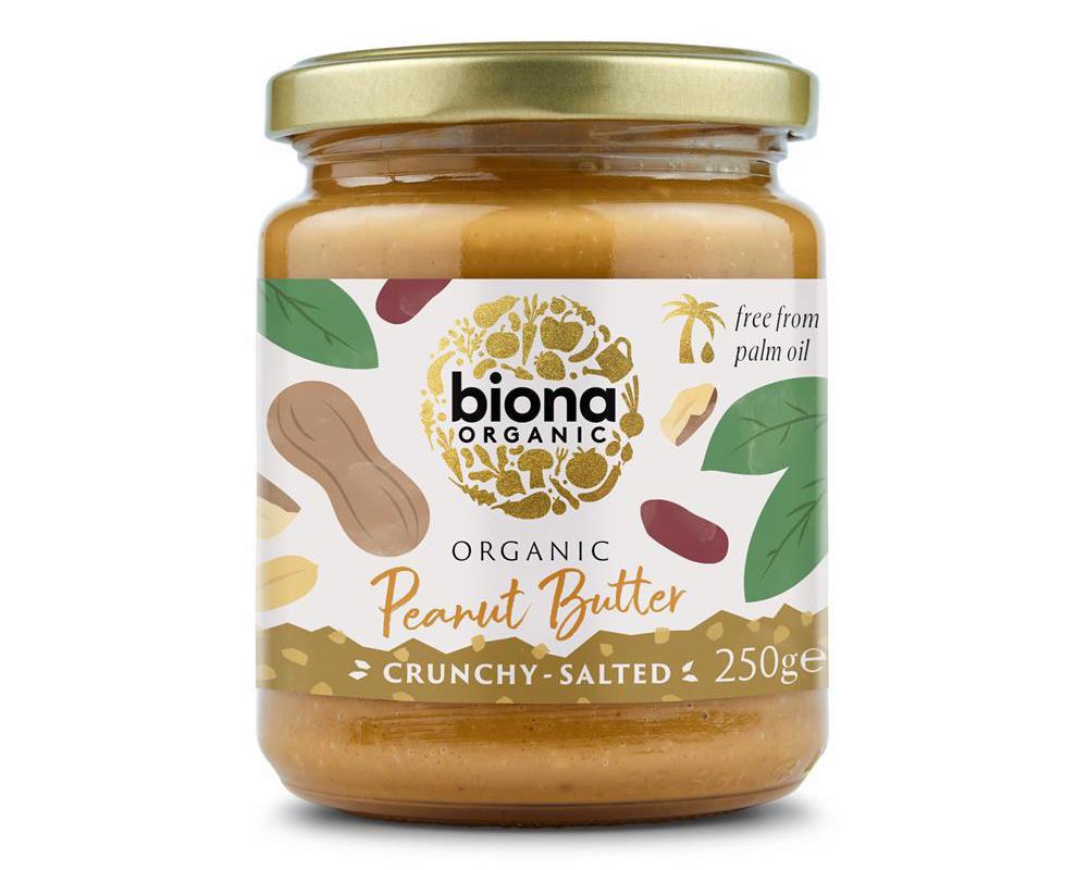 Organic Peanut Butter Crunchy With Salt 250g