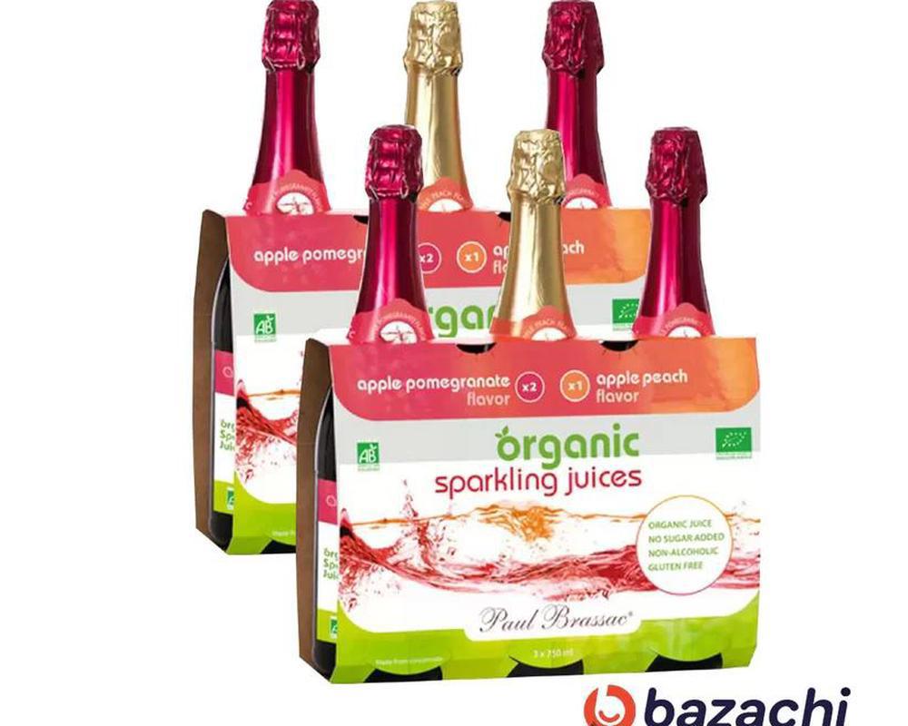 SPARKLING FRUIT DRINKS ORGANIC x 3