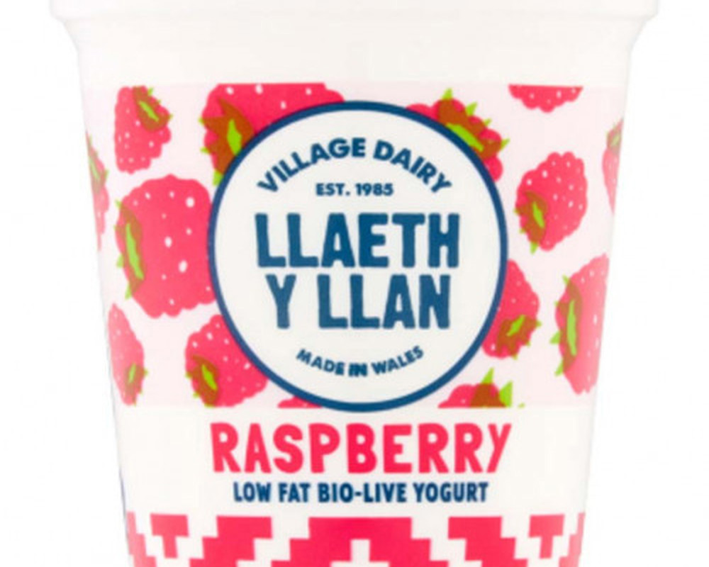 Llaeth y Llan, Raspberry, 125g Pot