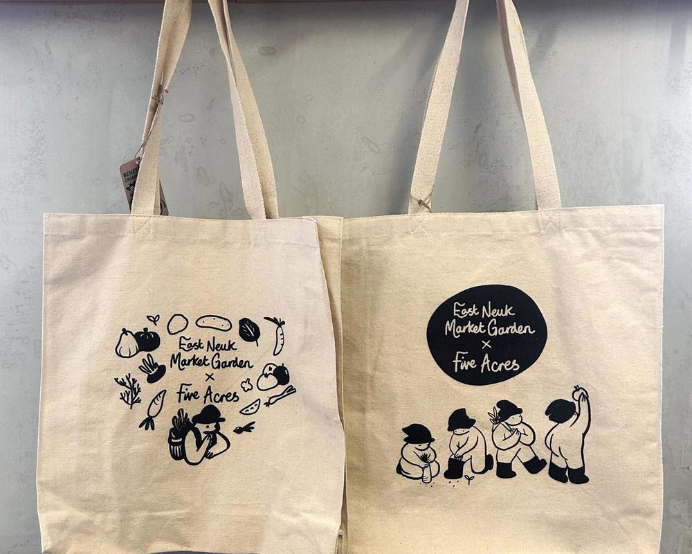 ENMG x Five Acres tote bag: veg design