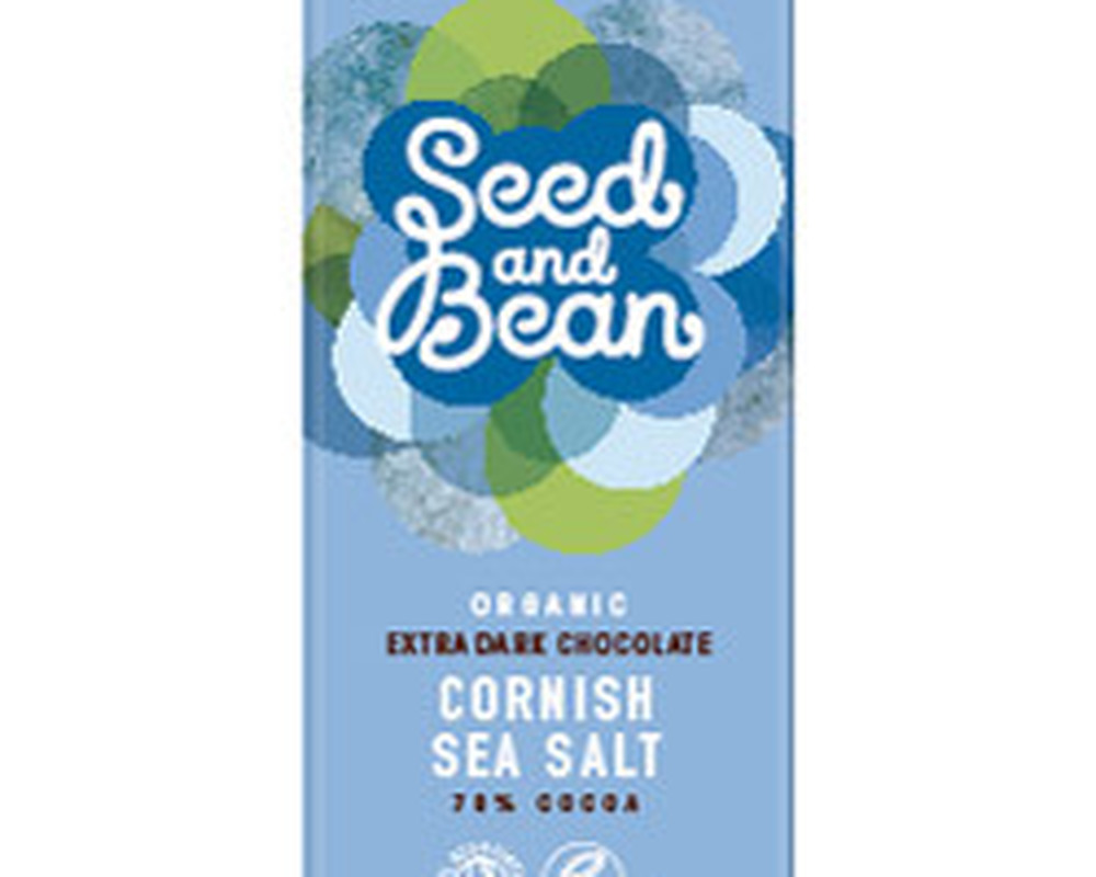 Seed & Bean Organic Sea Salt Dark Bar 75g