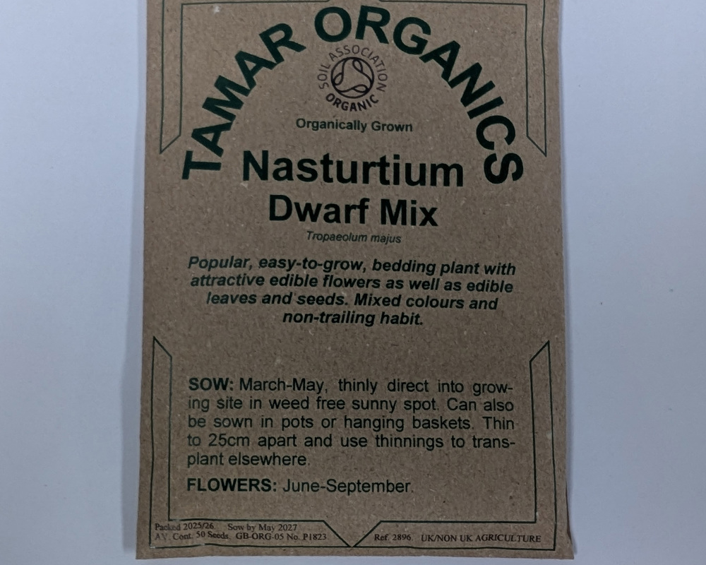 (Seeds) Nasturtium - Dwarf Mix
