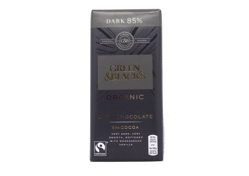 Green & Black's Organic Dark 85% Chocolate