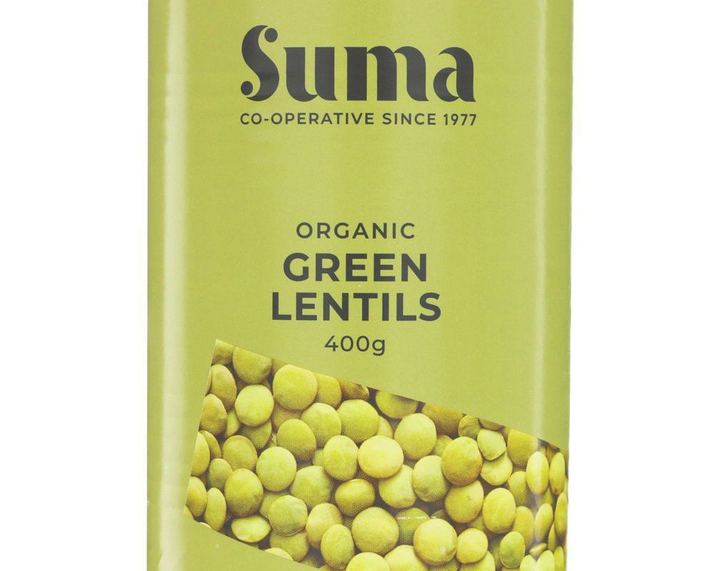 Organic Green Lentils TINNED