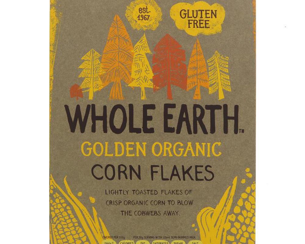 Cereal Cornflakes Golden 375g (Whole Earth)