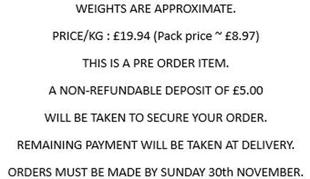 Organic Pork Sausages (chipolatas) (450g)