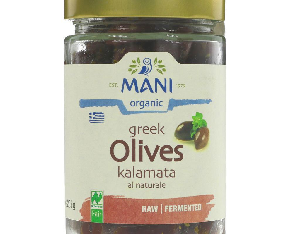 (Mani) Olives - Kalamata, al Naturale 205g