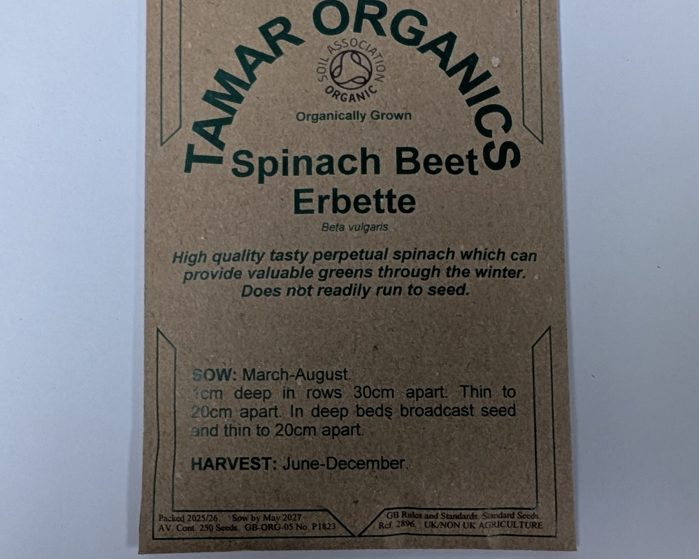(Seeds) Spinach - Beet - Erbette