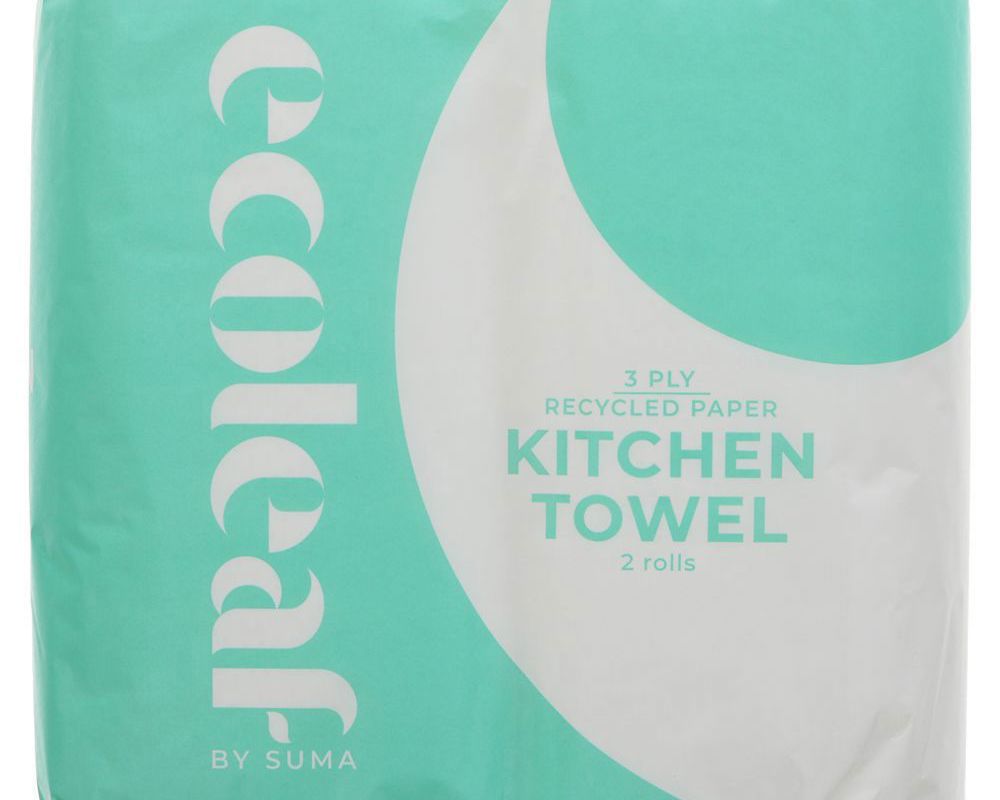 Ecoleaf Kitchen Roll 2pk