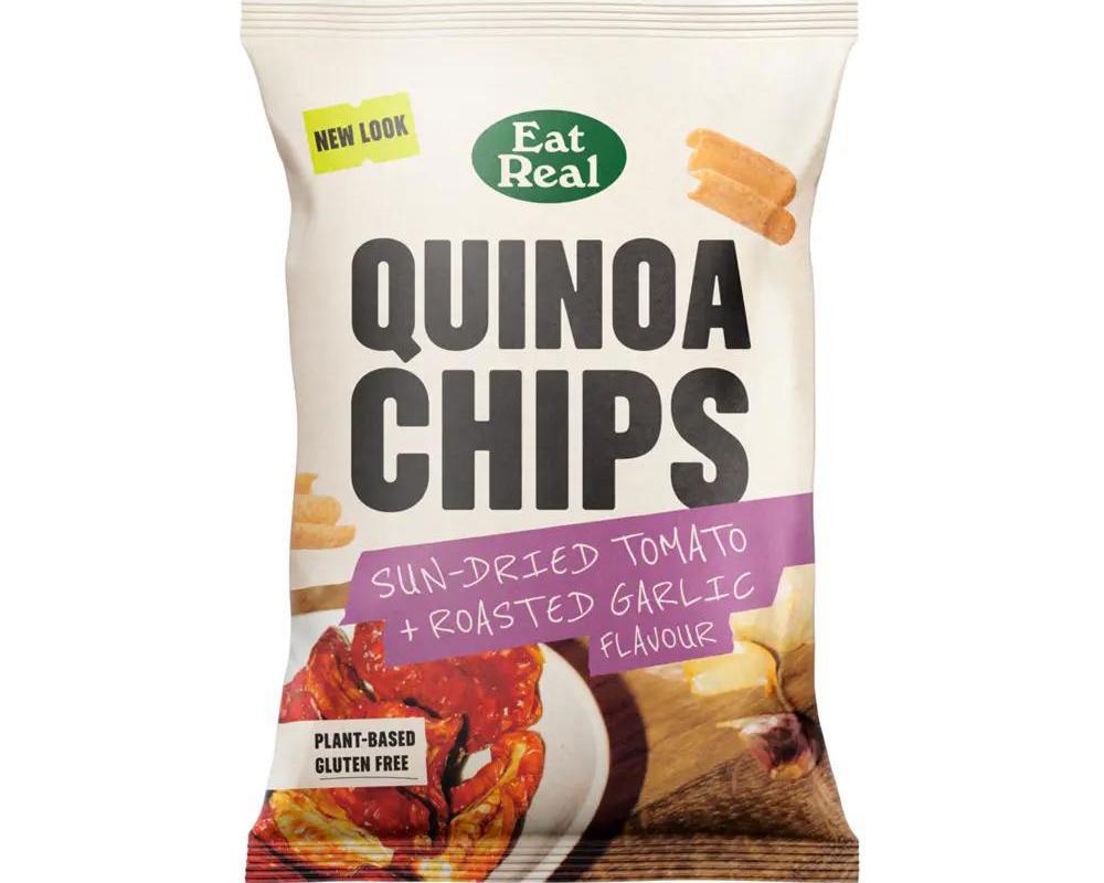 Quinoa Chips Sundried Tomato Roasted Garlic - Non Organic