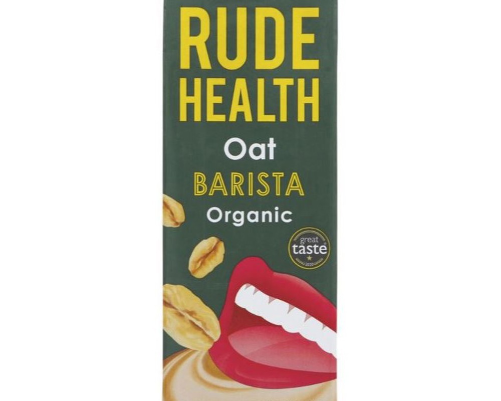 Rude Health organic oat barista milk
