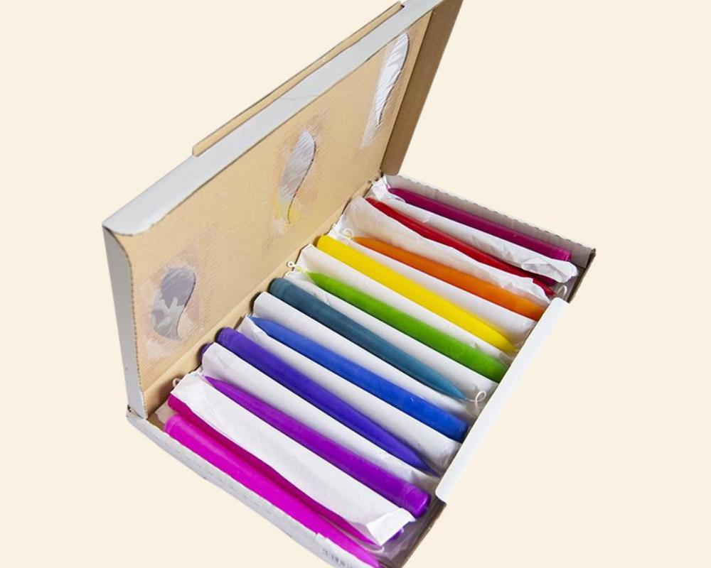 Moorlands Rainbow Candles