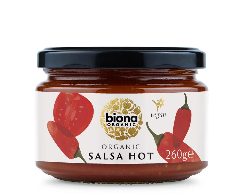 Organic Salsa Dip Hot 260g