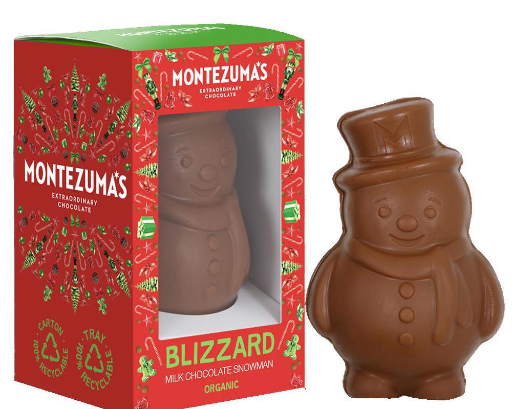 Montezuma's Blizzard Milk Chocolate Snowman