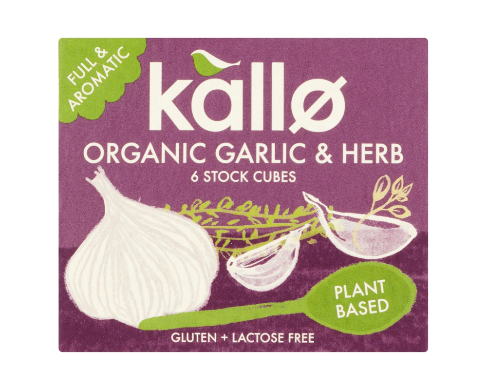 Stock Cubes Garlic+Herb - Organic
