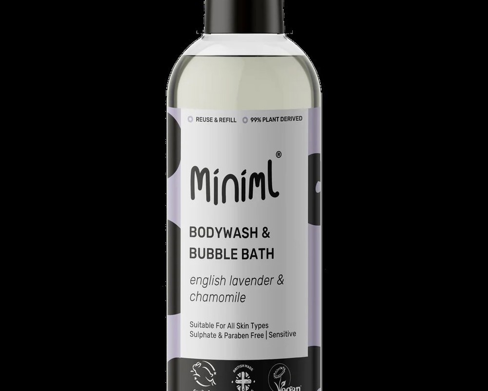 Miniml Bodywash & Bubblebath Lavender & Chamomile Starter