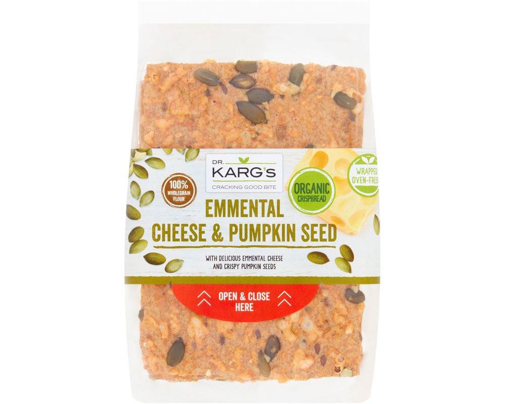 Cheese/Pumpkin Seed Crispbread - Organic