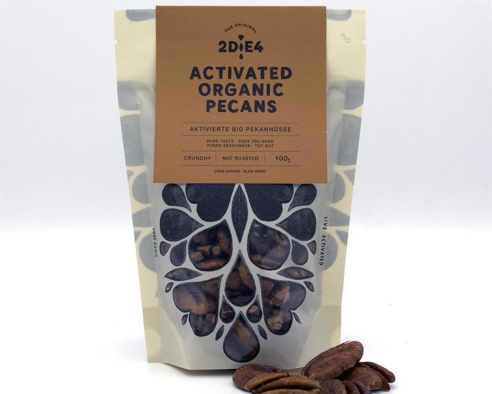 2DiE4 Activated Organic Pecans 100g