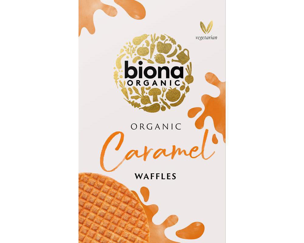 Organic Caramel Syrup Waffles 175g