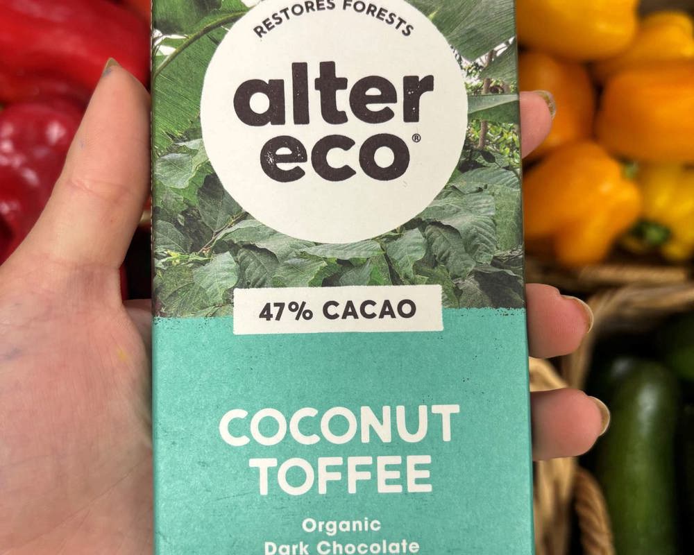 Alter Eco Coconut Toffee Chocolate 80g