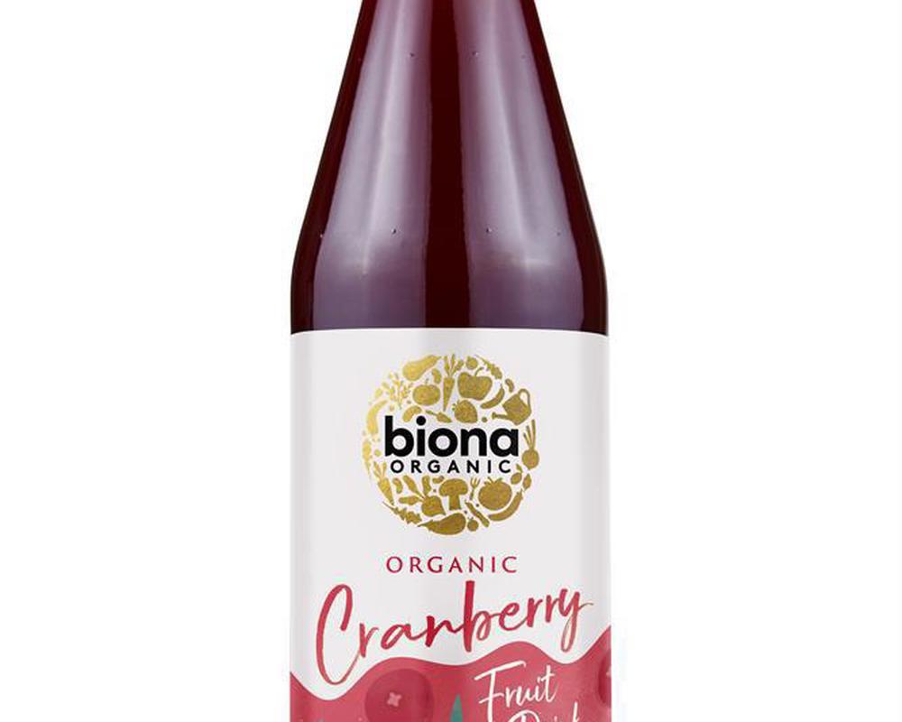 Organic Cranberry Fruit Drink 750ml