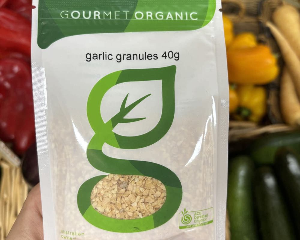 Gourmet Organic Garlic Granules