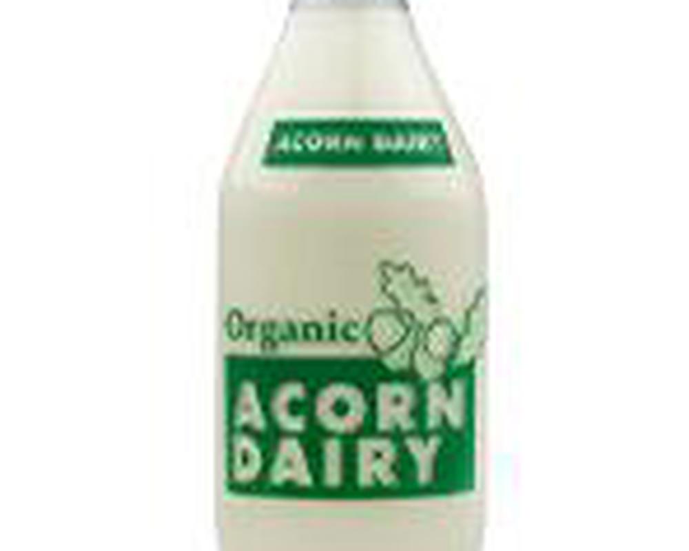 Acorn Organic Whole Glass Bottle