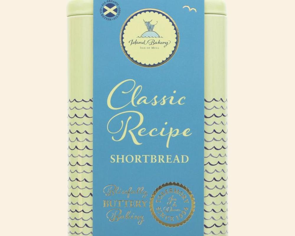 Island Bakery Organics Classic Recipe Shortbread Tin