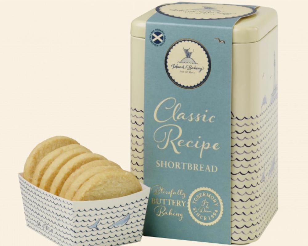 Island Bakery Organics Classic Recipe Shortbread Tin