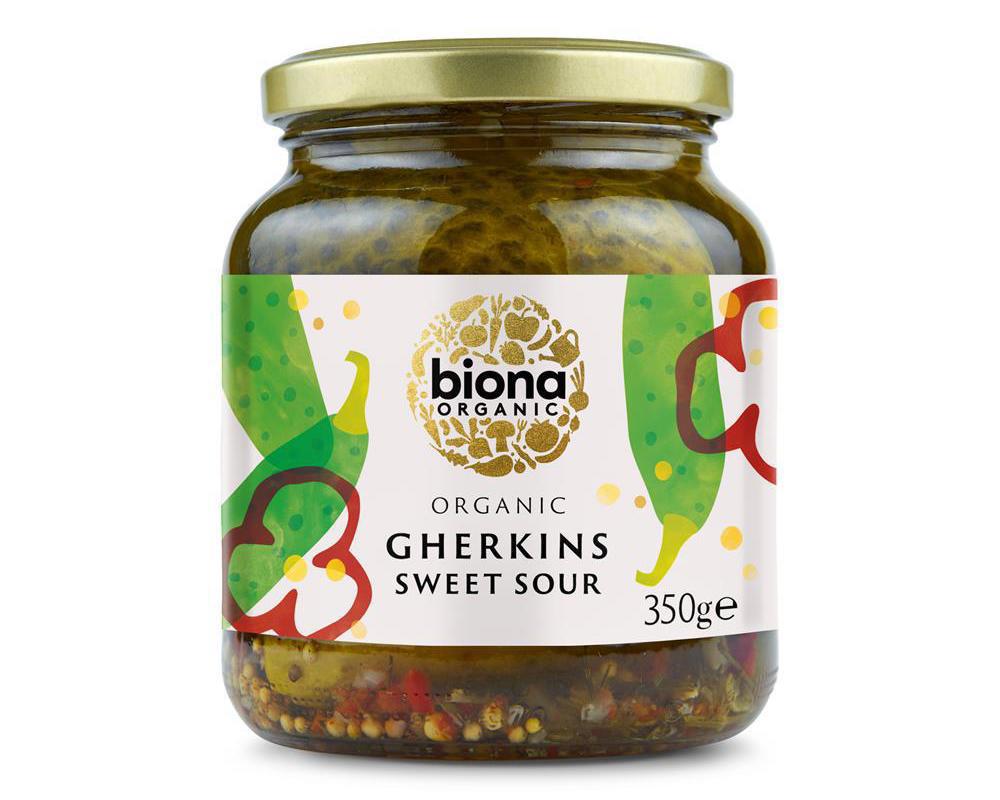 Organic Gherkins 350g