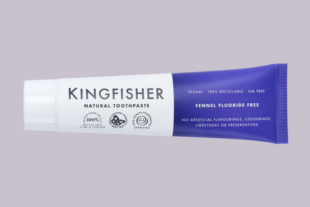 Toothpaste, Fennel, Fluoride-free - Kingfisher