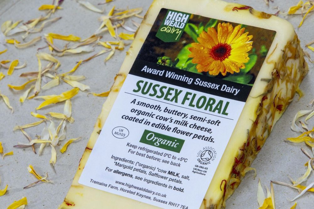 Sussex Floral Organic Cheese