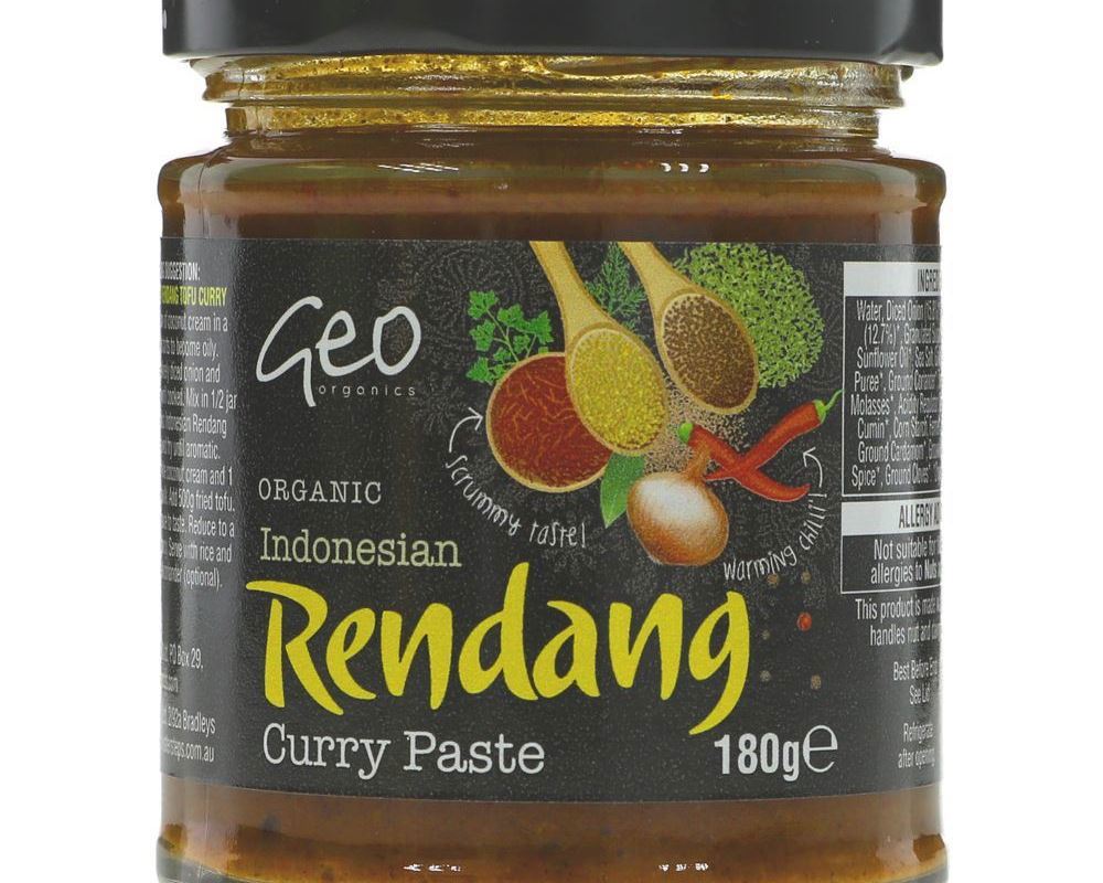 (Geo Organics) Paste - Rendang Curry 180g